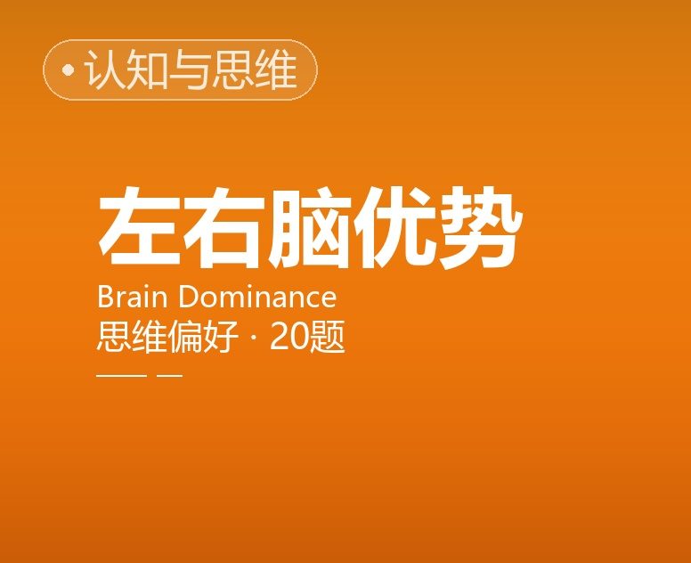 左右脑优势测评